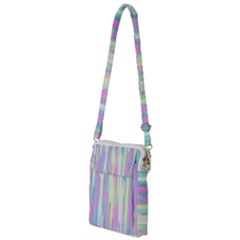 Background Abstract Pastels Multi Function Travel Bag