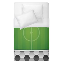 Background Sports Soccer Football Duvet Cover (single Size) by Wegoenart