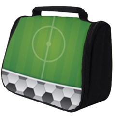 Background Sports Soccer Football Full Print Travel Pouch (big)