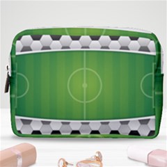 Background Sports Soccer Football Make Up Pouch (medium)