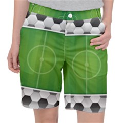 Background Sports Soccer Football Pocket Shorts