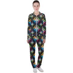 Seamless Pattern Background Abstract Casual Jacket And Pants Set