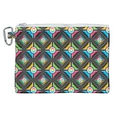 Seamless Pattern Background Abstract Canvas Cosmetic Bag (xl)