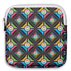 Seamless Pattern Background Abstract Mini Square Pouch