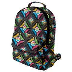 Seamless Pattern Background Abstract Flap Pocket Backpack (small)