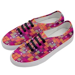 Abstract Background Colorful Women s Classic Low Top Sneakers by Wegoenart