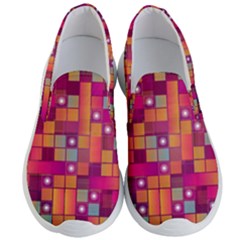 Abstract Background Colorful Men s Lightweight Slip Ons by Wegoenart