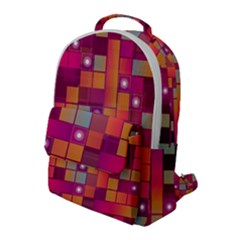 Abstract Background Colorful Flap Pocket Backpack (large)