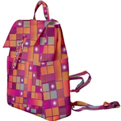 Abstract Background Colorful Buckle Everyday Backpack