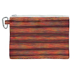 Colorful Abstract Background Strands Canvas Cosmetic Bag (xl) by Wegoenart