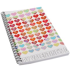 Valentine Valentines Day Card Love 5 5  X 8 5  Notebook New