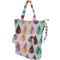 Background Colorful Abstract Shoulder Tote Bag