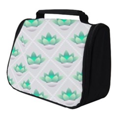 Plant Pattern Green Leaf Flora Full Print Travel Pouch (small)