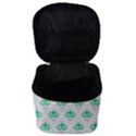 Plant Pattern Green Leaf Flora Make Up Travel Bag (Small) View3