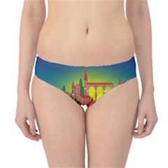 Mountain Village Village Medieval Hipster Bikini Bottoms by Wegoenart