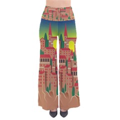 Mountain Village Village Medieval So Vintage Palazzo Pants by Wegoenart