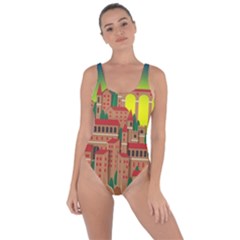 Mountain Village Village Medieval Bring Sexy Back Swimsuit by Wegoenart