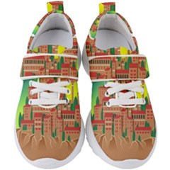 Mountain Village Village Medieval Kids  Velcro Strap Shoes