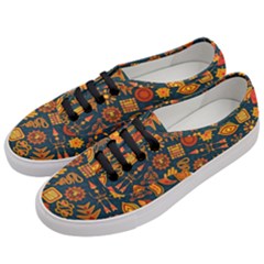 Pattern Background Ethnic Tribal Women s Classic Low Top Sneakers by Wegoenart