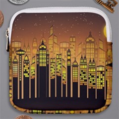 Buildings Skyscrapers City Mini Square Pouch