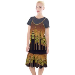 Buildings Skyscrapers City Camis Fishtail Dress