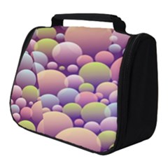 Abstract Background Circle Bubbles Full Print Travel Pouch (small)