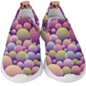 Abstract Background Circle Bubbles Kids  Slip On Sneakers View1