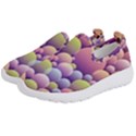 Abstract Background Circle Bubbles Kids  Slip On Sneakers View2