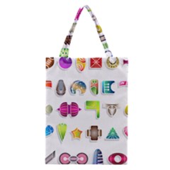 Shapes Abstract Set Pack Classic Tote Bag by Wegoenart