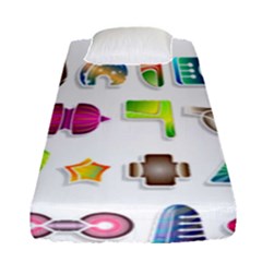 Shapes Abstract Set Pack Fitted Sheet (single Size) by Wegoenart