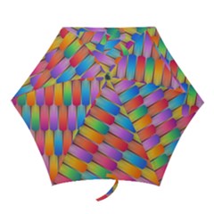 Colorful Background Abstract Mini Folding Umbrellas by Wegoenart