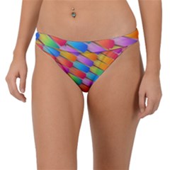 Colorful Background Abstract Band Bikini Bottom