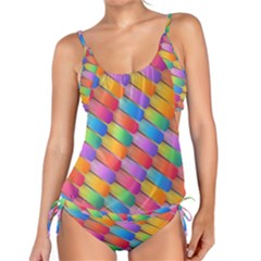 Colorful Background Abstract Tankini Set by Wegoenart