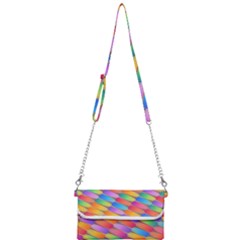 Colorful Background Abstract Mini Crossbody Handbag