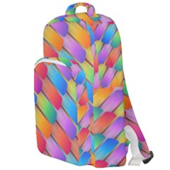 Colorful Background Abstract Double Compartment Backpack