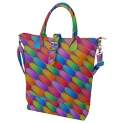 Colorful Background Abstract Buckle Top Tote Bag