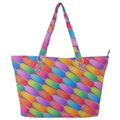 Colorful Background Abstract Full Print Shoulder Bag