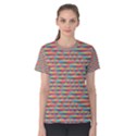 Background Abstract Colorful Women s Cotton Tee View1