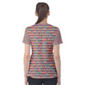 Background Abstract Colorful Women s Cotton Tee View2