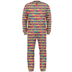 Background Abstract Colorful OnePiece Jumpsuit (Men) 