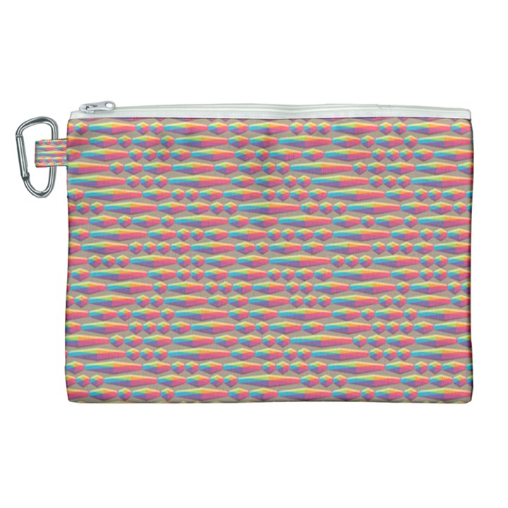 Background Abstract Colorful Canvas Cosmetic Bag (XL)