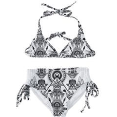 Ancient Parade Ancient Civilization Kids  Classic Bikini Set by Wegoenart