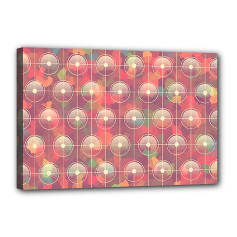 Colorful Background Abstrac Pattern Canvas 18  X 12  (stretched) by Wegoenart