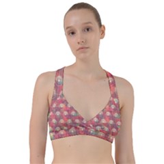 Colorful Background Abstrac Pattern Sweetheart Sports Bra by Wegoenart