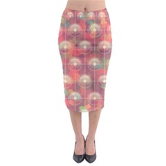 Colorful Background Abstrac Pattern Midi Pencil Skirt by Wegoenart