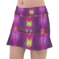 Abstract Bright Colorful Background Tennis Skirt