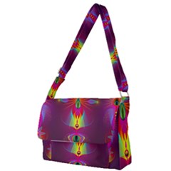 Abstract Bright Colorful Background Full Print Messenger Bag