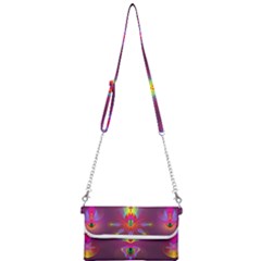 Abstract Bright Colorful Background Mini Crossbody Handbag