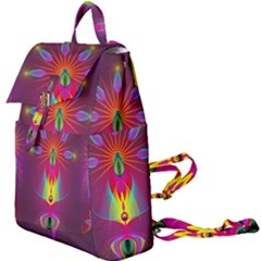 Abstract Bright Colorful Background Buckle Everyday Backpack