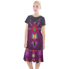 Abstract Bright Colorful Background Camis Fishtail Dress